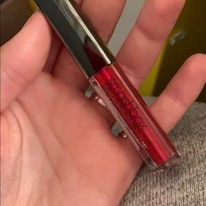 Smashbox metallic liquid matte red lip, brand new